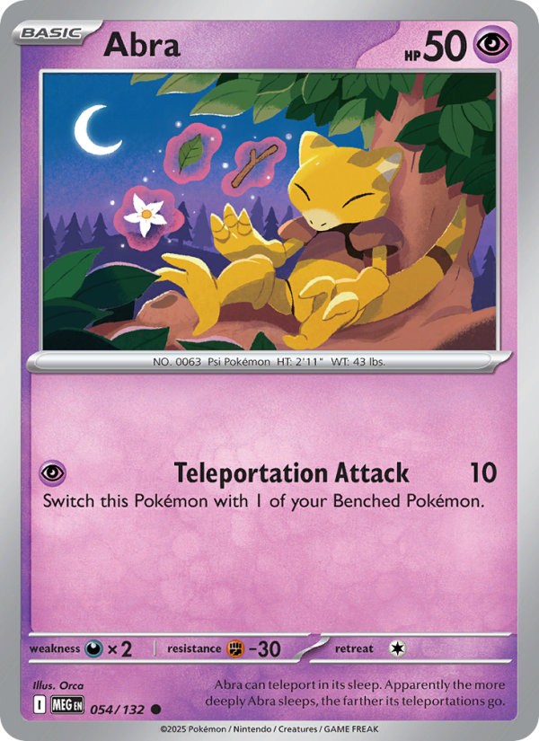 MEG Mega Evolution 054/188 Abra (Common - normal)
