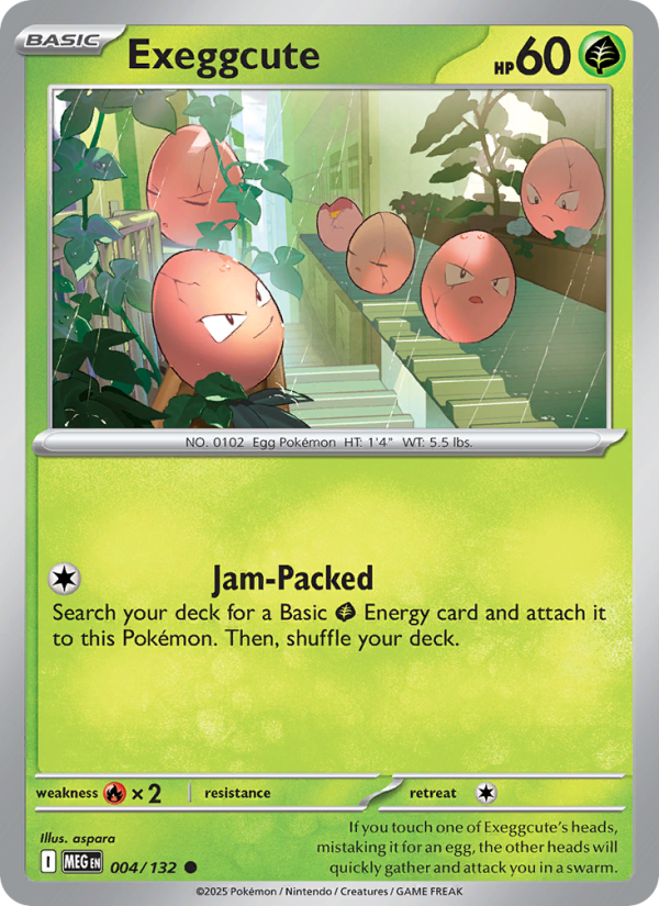 MEG Mega Evolution 004/188 Exeggcute (Common - normal)