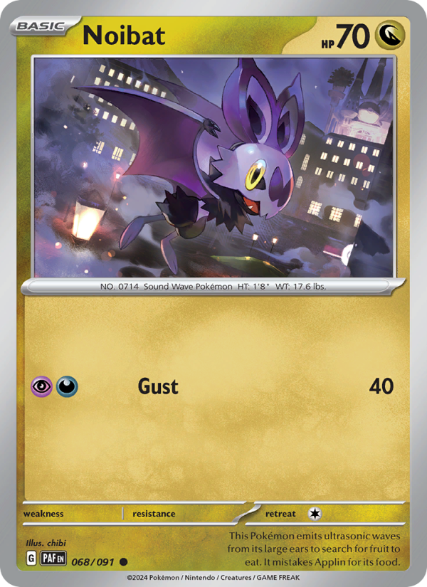PAF Paldean Fates 068/245 Noibat (Common - normal)