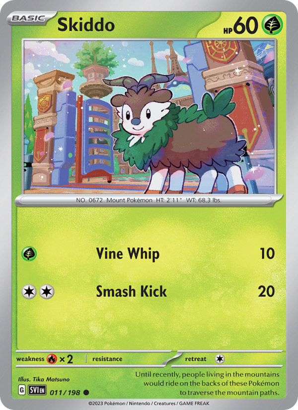 SV Scarlet & Violet 011/258 Skiddo (Common - normal)