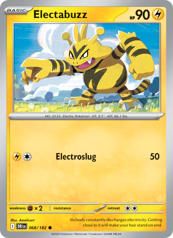 DRI Destined Rivals 068/244 Electabuzz (Common - reverse)