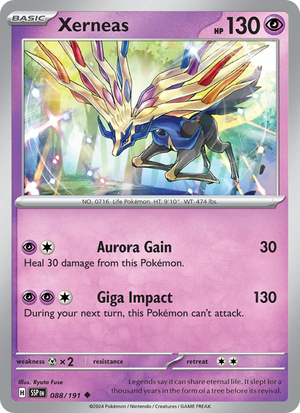 SSP Surging Sparks 088/252 Xerneas (Uncommon - normal)