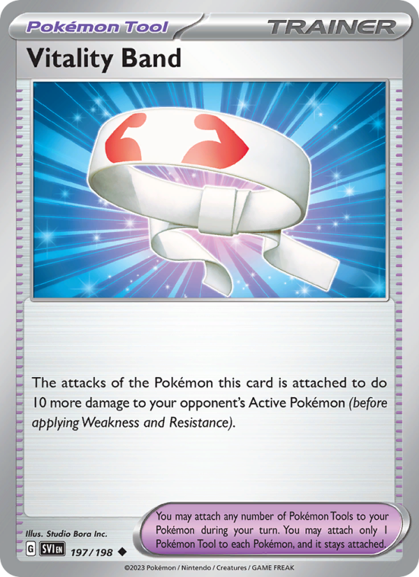 SV Scarlet & Violet 197/258 Vitality Band (Uncommon - normal)