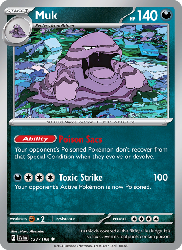 SV Scarlet & Violet 127/258 Muk (Uncommon - normal)