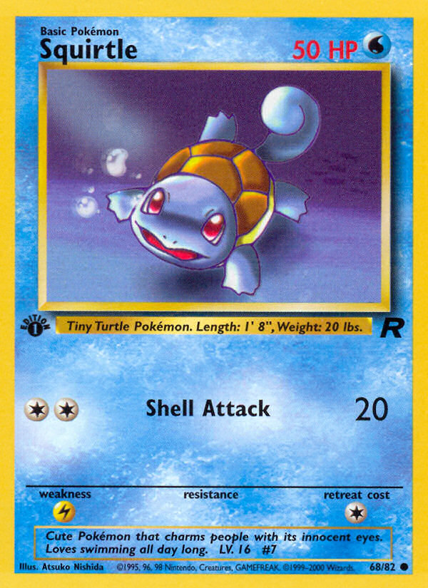 RO Team Rocket 68/83 Squirtle (Common - normal)