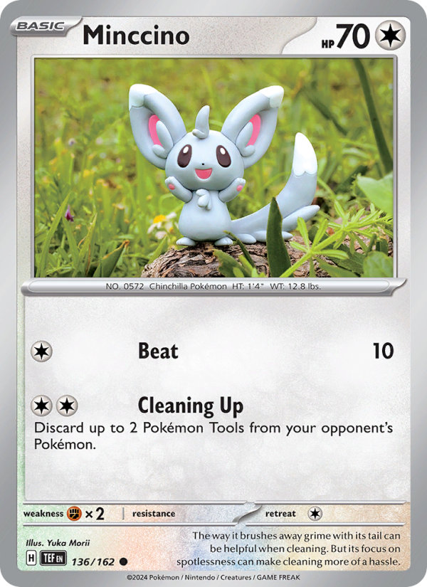 TEF Temporal Forces 136/218 Minccino (Common - normal)