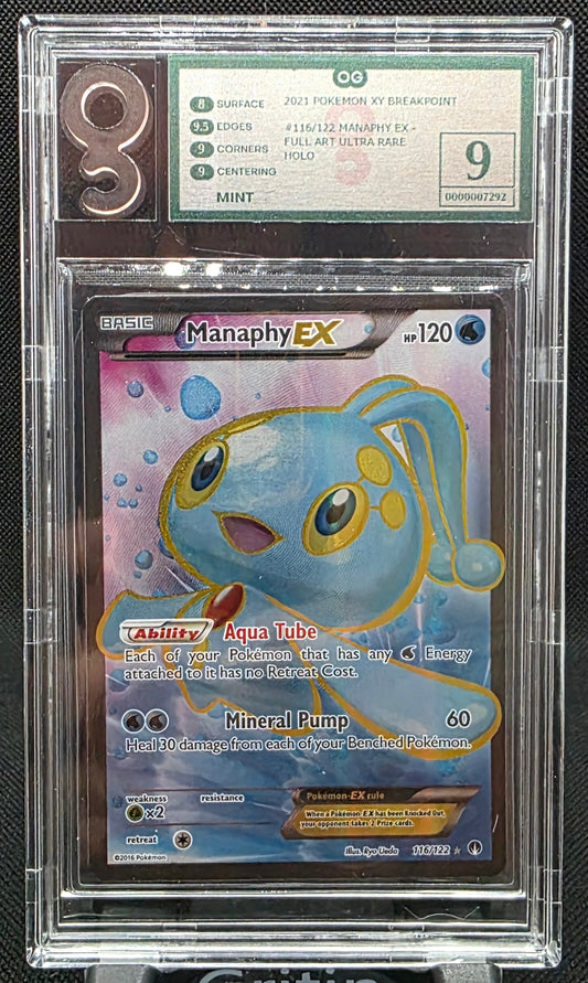 Manaphy EX - OG Graded - 9