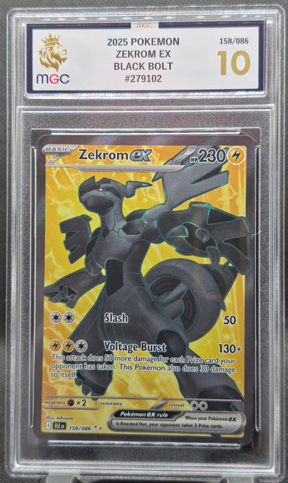 Zekrom EX - MGC Graded - 10