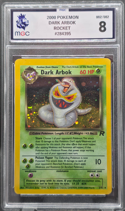 Dark Arbok Holo  - MGC Graded - 8