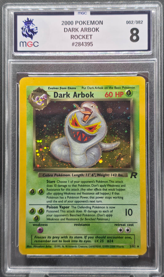 Dark Arbok Holo  - MGC Graded - 8