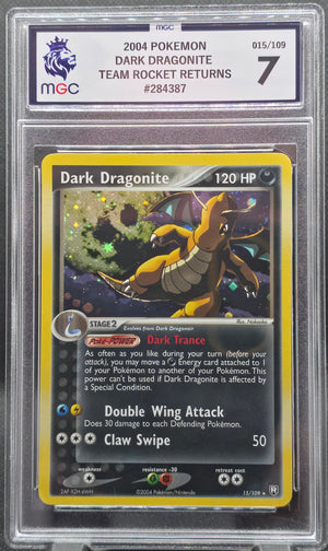 Dark Dragonite Holo - MGC Graded - 7