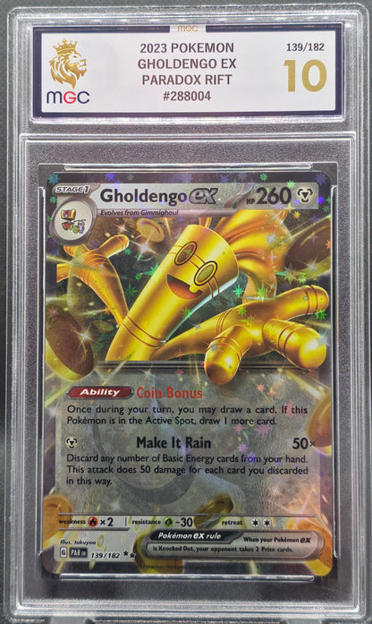 Gholdengo EX - MGC Graded 10 - 139/182 - Paradox Rift