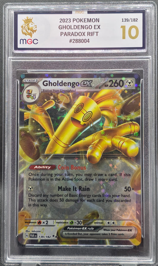 Gholdengo EX - MGC Graded 10 - 139/182 - Paradox Rift