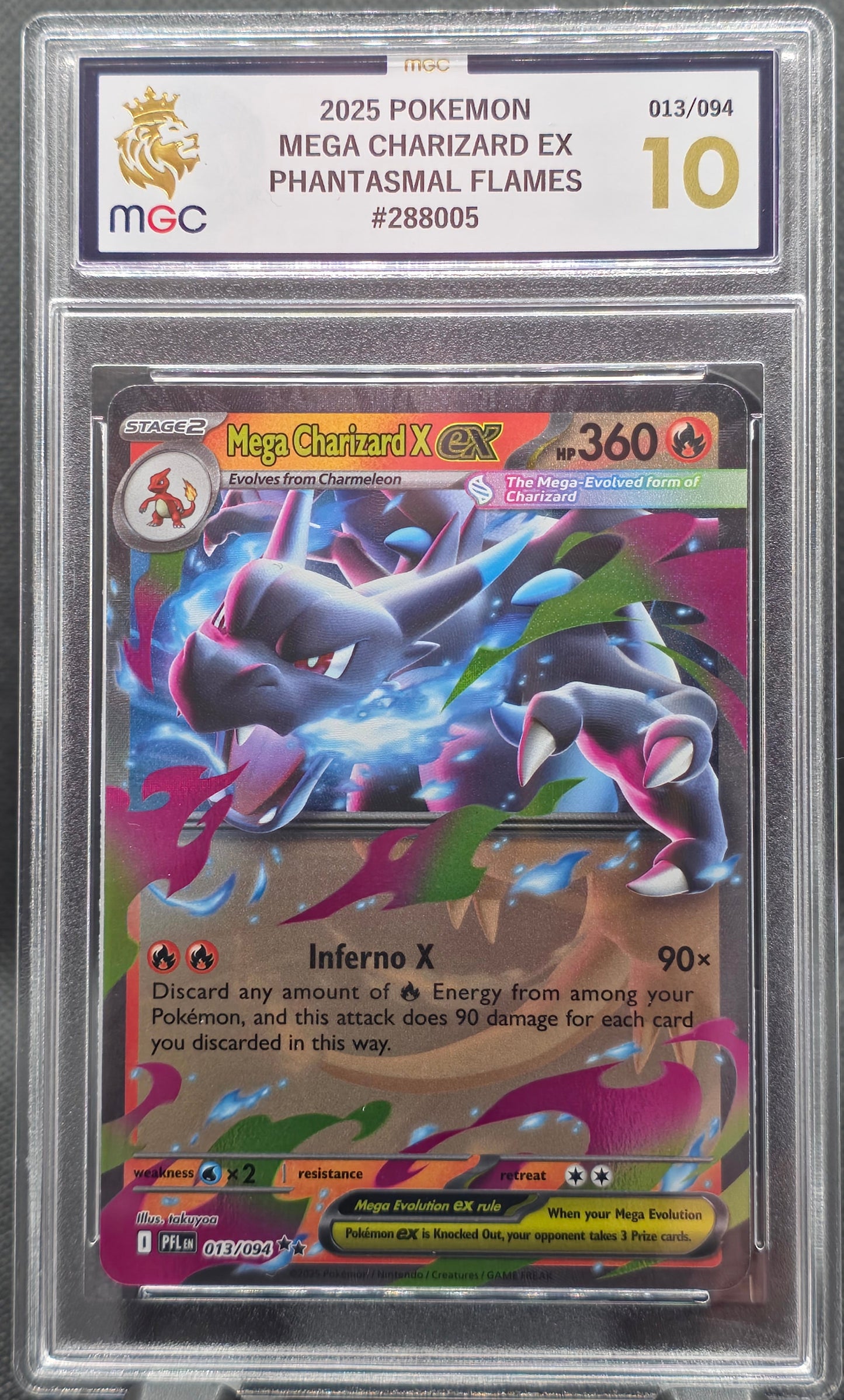 Mega Charizard EX - MGC Graded - 10