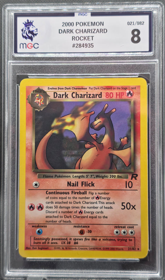 Dark Charizard - MGC Graded - 8