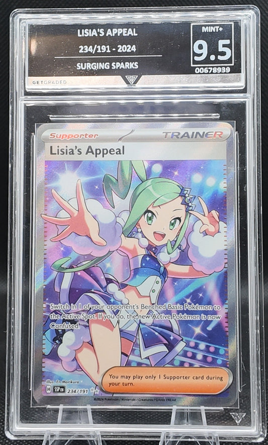 Lisa's Appeal - GG Graded 9.5 - 234/191 - Surging Sparks - Pokemon