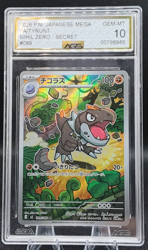 Tyrunt - AGS Graded 10 - 089/080 - 2026 Nihil Zero - Pokemon