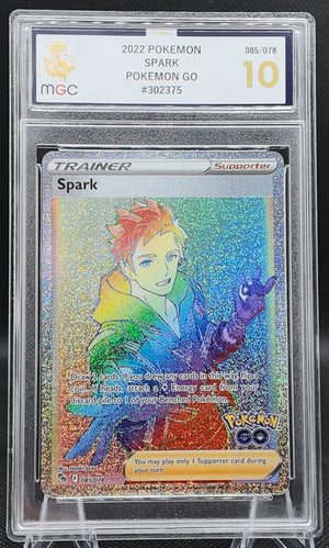 Spark - MGC Graded 10 - 085/078 - 2022 Pokemon Go