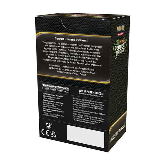 Pokémon TCG: Mega Evolution-Perfect Order Booster Bundle (6 Packs)
