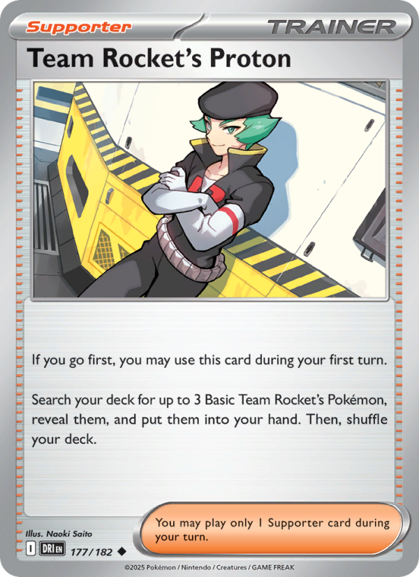 DRI Destined Rivals 177/244 Team Rocket's Proton (Uncommon - reverse)