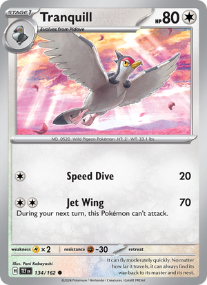 TEF Temporal Forces 134/218 Tranquill (Common - reverse)