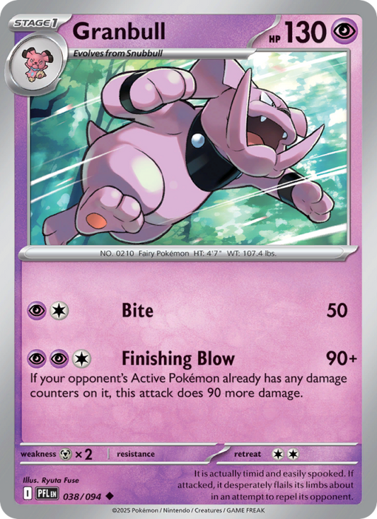 PFL Phantasmal Flames 038/130 Granbull (Uncommon - normal)
