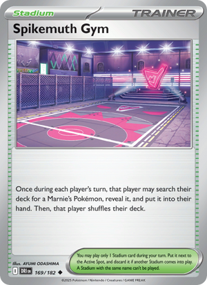 DRI Destined Rivals 169/244 Spikemuth Gym (Uncommon - normal)