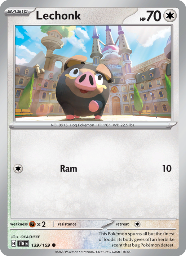 JTG Journey Together 139/190 Lechonk (Common - normal)