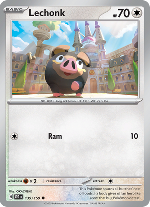 JTG Journey Together 139/190 Lechonk (Common - normal)