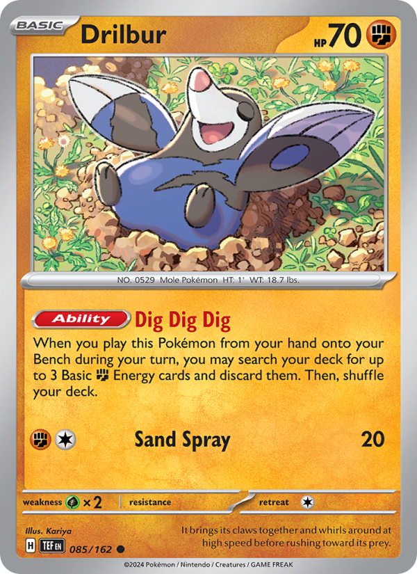 TEF Temporal Forces 085/218 Drilbur (Common - normal)
