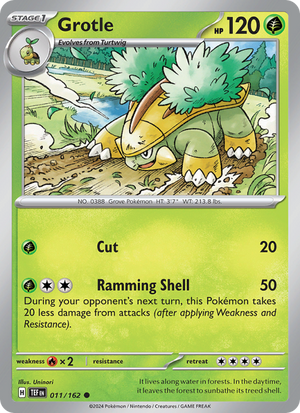 TEF Temporal Forces 011/218 Grotle (Common - normal)