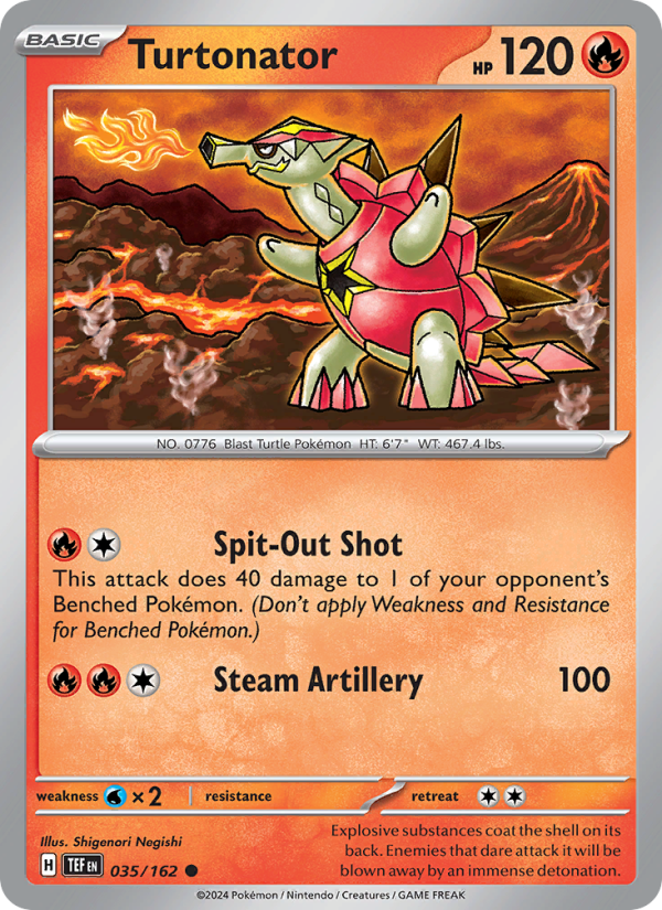 TEF Temporal Forces 035/218 Turtonator (Common - reverse)