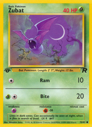 RO Team Rocket 70/83 Zubat (Common - normal-1st-edition)