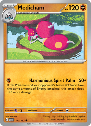 DRI Destined Rivals 100/244 Medicham (Uncommon - normal)