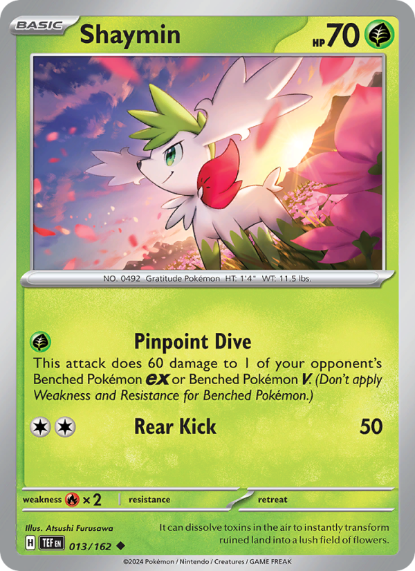 TEF Temporal Forces 013/218 Shaymin (Uncommon - normal)