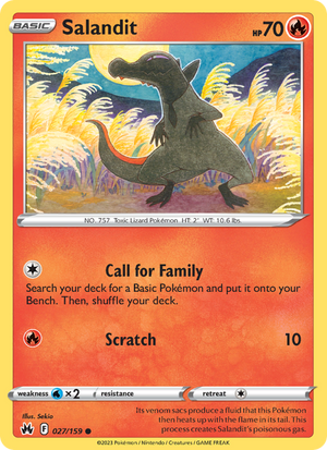 CRZ Crown Zenith 027/230 Salandit (Common - normal)