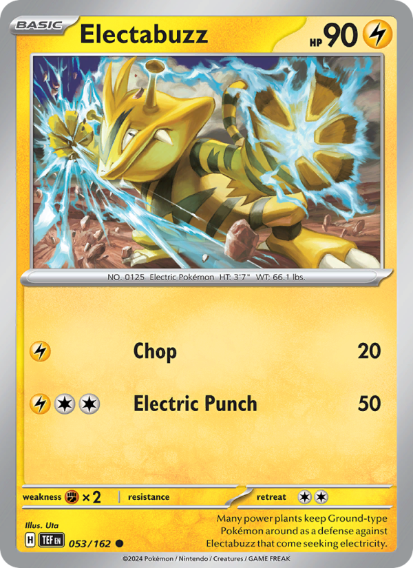 TEF Temporal Forces 053/218 Electabuzz (Common - reverse)