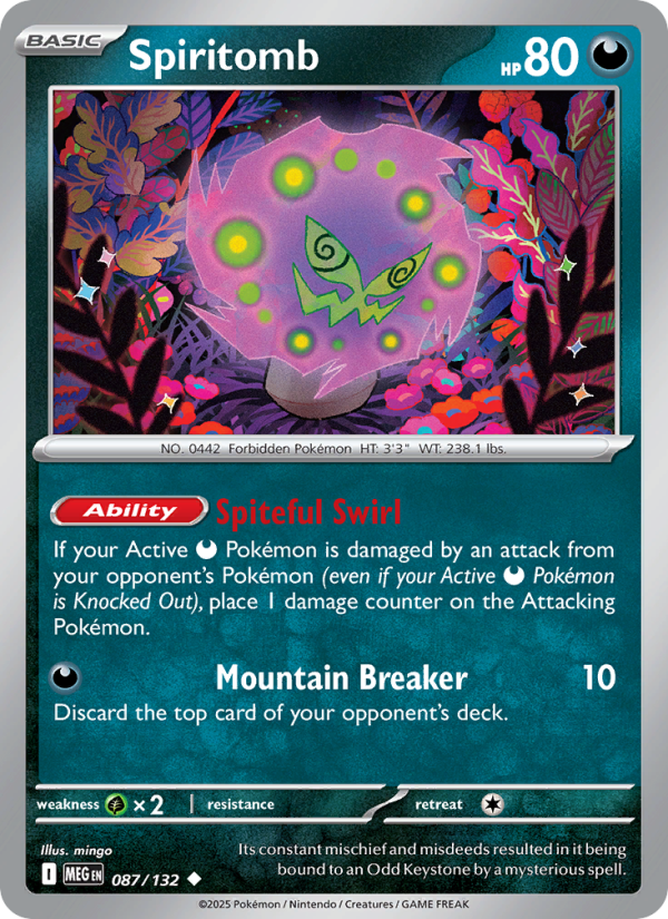 MEG Mega Evolution 087/188 Spiritomb (Uncommon - reverse)