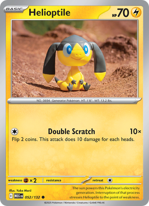 MEG Mega Evolution 052/188 Helioptile (Common - holo)