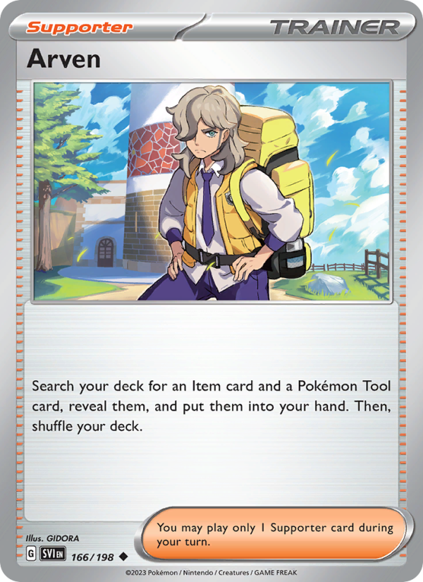 SV Scarlet & Violet 166/258 Arven (Uncommon - normal)
