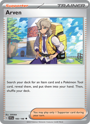 SV Scarlet & Violet 166/258 Arven (Uncommon - normal)