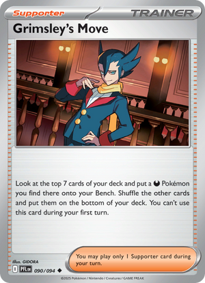 PFL Phantasmal Flames 090/130 Grimsley's Move (Uncommon - holo)