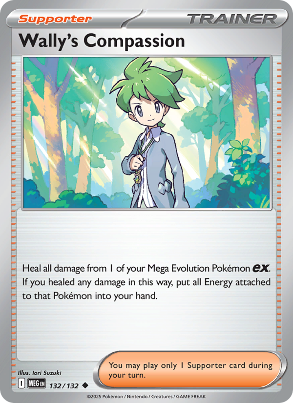 MEG Mega Evolution 132/188 Wally's Compassion (Uncommon - holo)