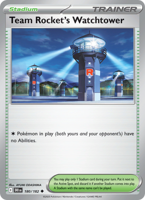 DRI Destined Rivals 180/244 Team Rocket's Watchtower (Uncommon - normal)