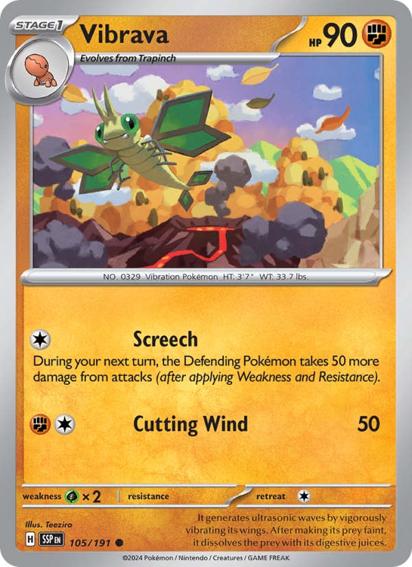 SSP Surging Sparks 105/252 Vibrava (Common - normal)