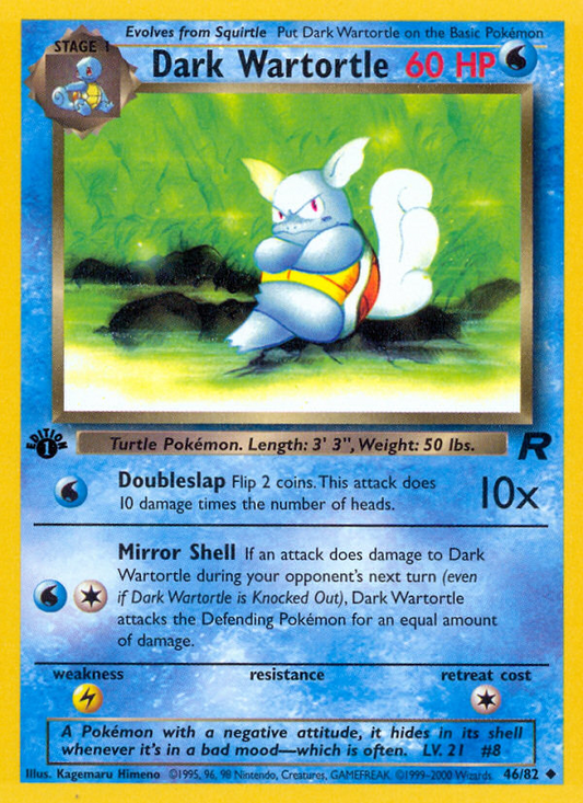 RO Team Rocket 46/83 Dark Wartortle (Uncommon - normal-1st-edition)