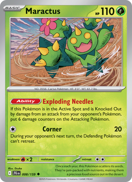 JTG Journey Together 008/190 Maractus (Uncommon - normal)