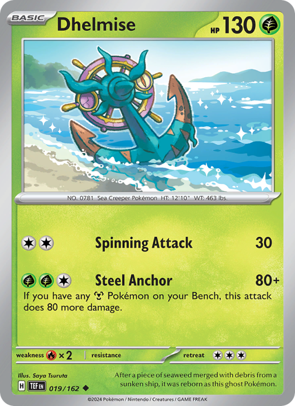 TEF Temporal Forces 019/218 Dhelmise (Uncommon - reverse)