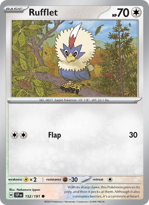 SSP Surging Sparks 152/252 Rufflet (Common - reverse)