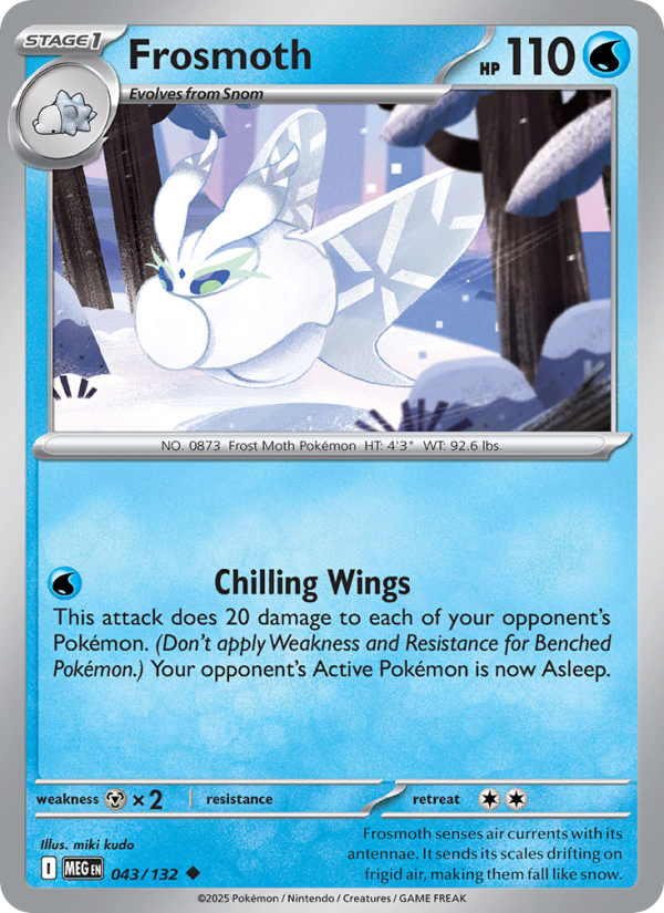 MEG Mega Evolution 043/188 Frosmoth (Uncommon - normal)